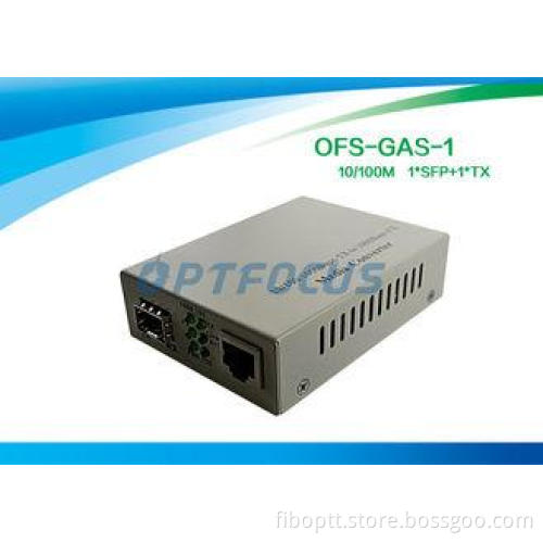 10/100/1000M Gigabit Sfp Media Converter With 256K External